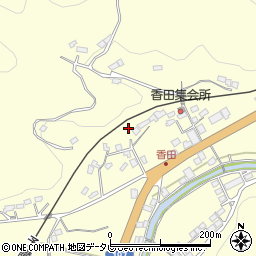 愛媛県大洲市平野町野田675周辺の地図