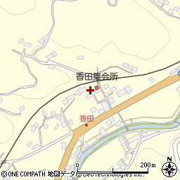 愛媛県大洲市平野町野田661周辺の地図