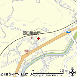 愛媛県大洲市平野町野田467周辺の地図