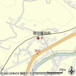愛媛県大洲市平野町野田660周辺の地図