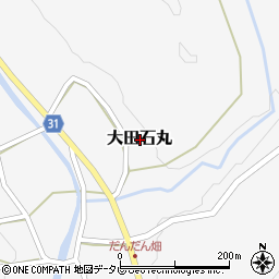大分県杵築市大田石丸周辺の地図