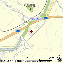 愛媛県大洲市平野町野田3403周辺の地図