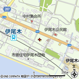 ローソン安芸伊尾木東店周辺の地図