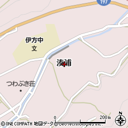 愛媛県西宇和郡伊方町湊浦周辺の地図