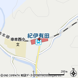 紀伊有田駅周辺の地図