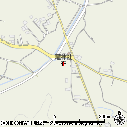 竈神社周辺の地図