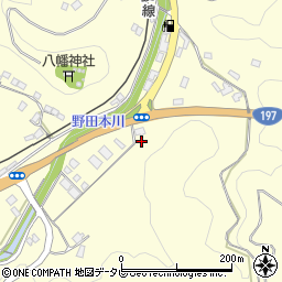 愛媛県大洲市平野町野田3380周辺の地図