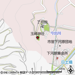 玉崎神社周辺の地図