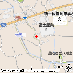 高知県土佐市蓮池周辺の地図