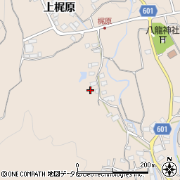 福岡県那珂川市上梶原周辺の地図