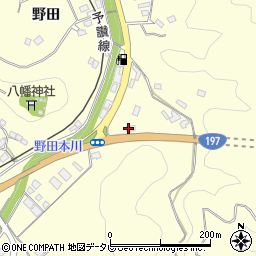 宇和島自動車株式会社　大洲営業所周辺の地図