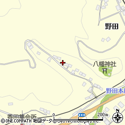 愛媛県大洲市平野町野田344周辺の地図