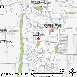 広楽寺周辺の地図