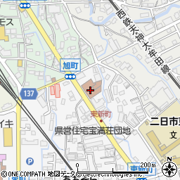 日本郵便筑紫野郵便局周辺の地図