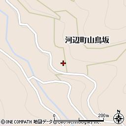 愛媛県大洲市河辺町山鳥坂1500周辺の地図