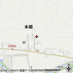 高知県高岡郡佐川町本郷周辺の地図