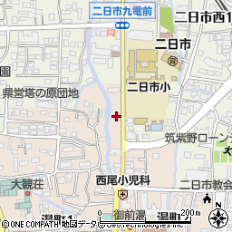株式会社日立ビルシステム　筑紫営業所周辺の地図