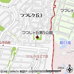 つつじケ丘5号公園周辺の地図