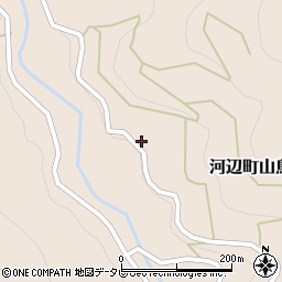 愛媛県大洲市河辺町山鳥坂1553周辺の地図