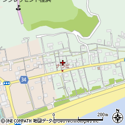 高知県高知市浦戸718-2周辺の地図