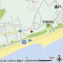 高知県高知市浦戸774-6周辺の地図