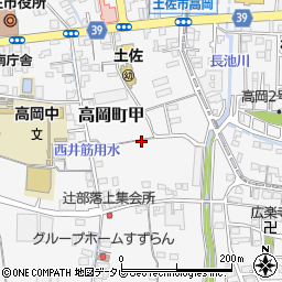 高知県土佐市高岡町甲周辺の地図