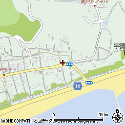 高知県高知市浦戸608周辺の地図