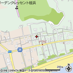 高知県高知市浦戸695周辺の地図