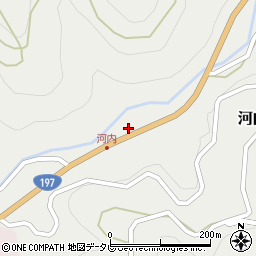 コウノ水道　伊方事務所周辺の地図