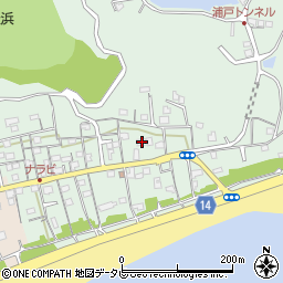 高知県高知市浦戸611周辺の地図