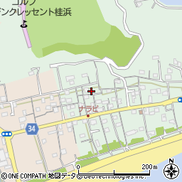 高知県高知市浦戸696周辺の地図