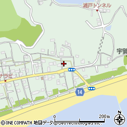 高知県高知市浦戸605周辺の地図
