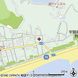 高知県高知市浦戸604周辺の地図