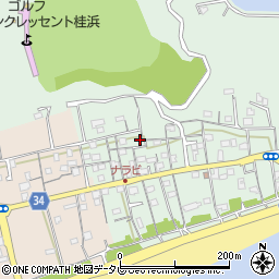 高知県高知市浦戸697周辺の地図