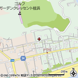 高知県高知市浦戸689周辺の地図