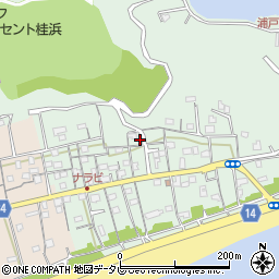 高知県高知市浦戸653周辺の地図