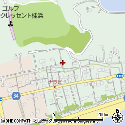 高知県高知市浦戸667周辺の地図