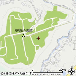 福岡県那珂川市安徳周辺の地図
