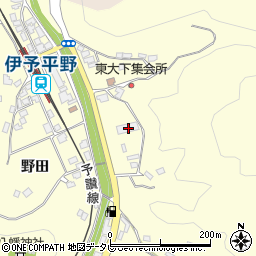 愛媛県大洲市平野町野田3228周辺の地図