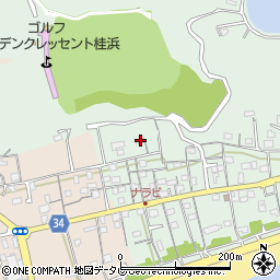 高知県高知市浦戸678周辺の地図