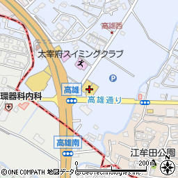 ズーム　太宰府店周辺の地図