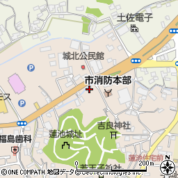 ホシザキ四国株式会社　高知西営業所周辺の地図
