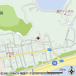 高知県高知市浦戸635周辺の地図