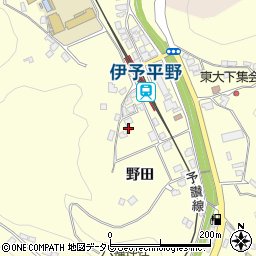 愛媛県大洲市平野町野田207周辺の地図