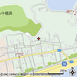 高知県高知市浦戸644周辺の地図