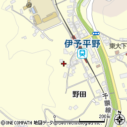 愛媛県大洲市平野町野田223周辺の地図