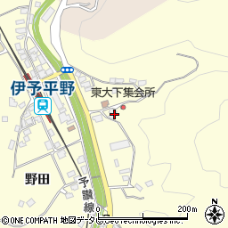 愛媛県大洲市平野町野田3219周辺の地図