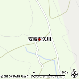 大分県国東市安岐町矢川周辺の地図