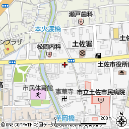 有限会社四電エナジーサービス　指定店・久礼田電業周辺の地図