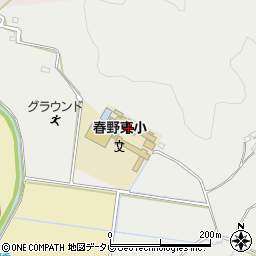 高知市立春野東小学校　放課後児童クラブ周辺の地図